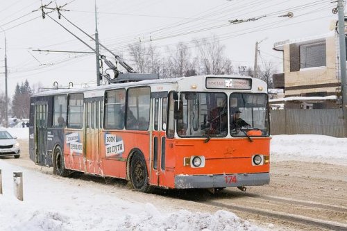 Йошкар-олинские троллейбусы №9 ездят с интервалом свыше получаса