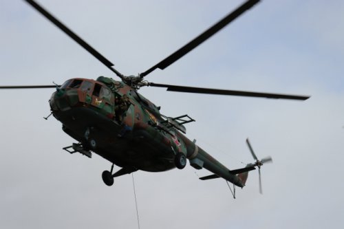 Сотрудники Росгвардии обучались особенностям десантирования с вертолёта