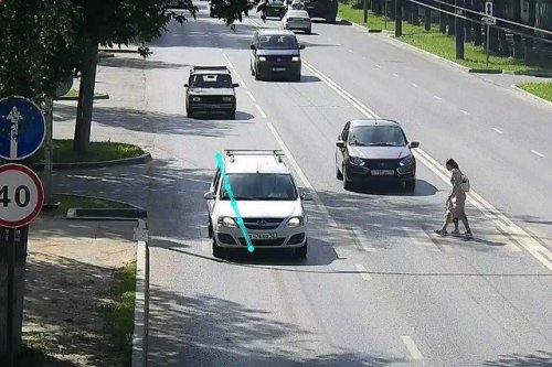 За действиями водителей на пешеходном переходе в Йошкар-Оле следит комплекс фотовидеофиксации