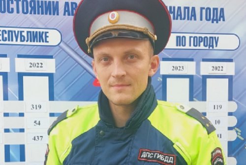Старший инспектор ДПС Максим Рабченюк пришёл на помощь людям, которые попали в ДТП
